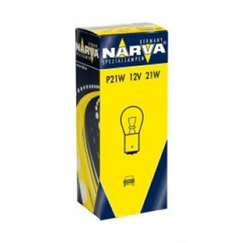 Bec Semnalizare 12V P21W Set 10 Buc Narva, imagine produs