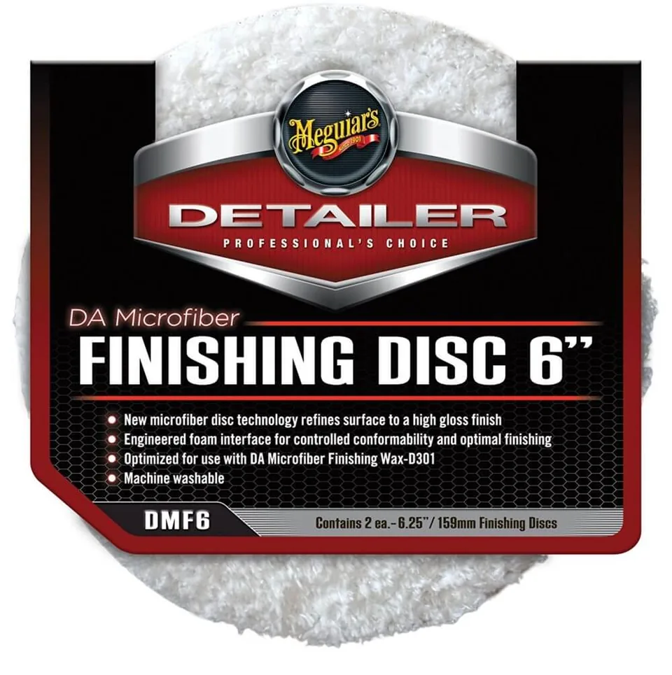 2x Pad Microfibra - DA Microfiber Finishing Pad 6" Meguiar's DMF6, imagine produs