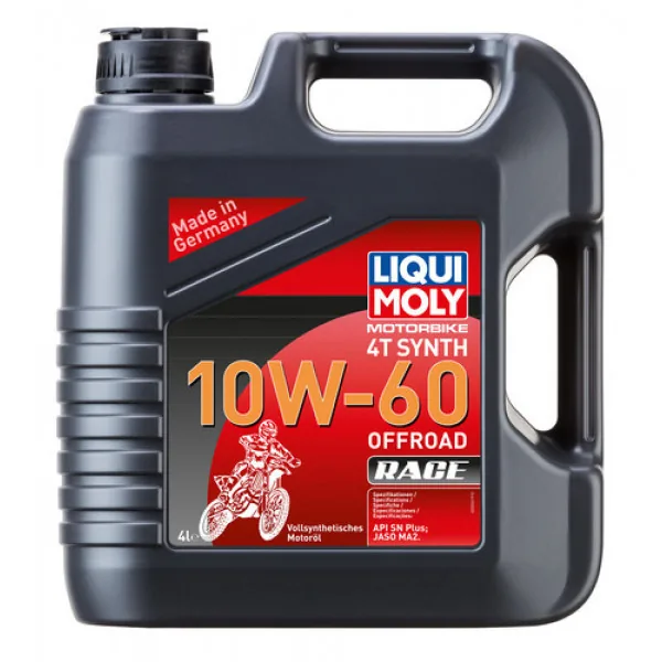 Ulei motor Liqui Moly Motorbike 4T 10W-60 Offroad Race 4L, imagine produs