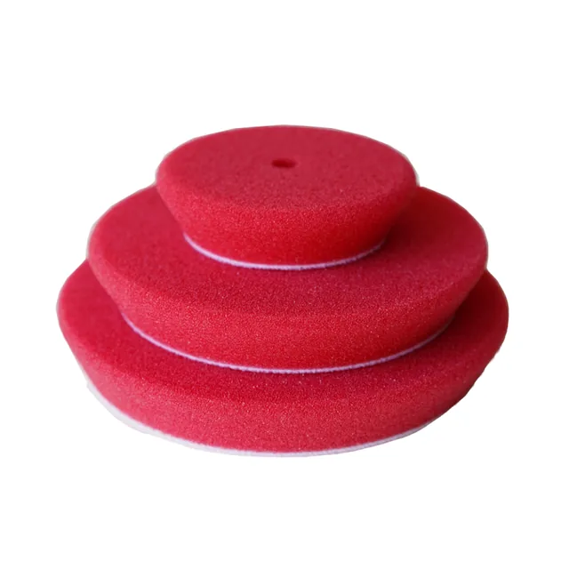Burete polish mediu Ewocar Red Medium Pad – pad One Step DA & rotativă, imagine produs