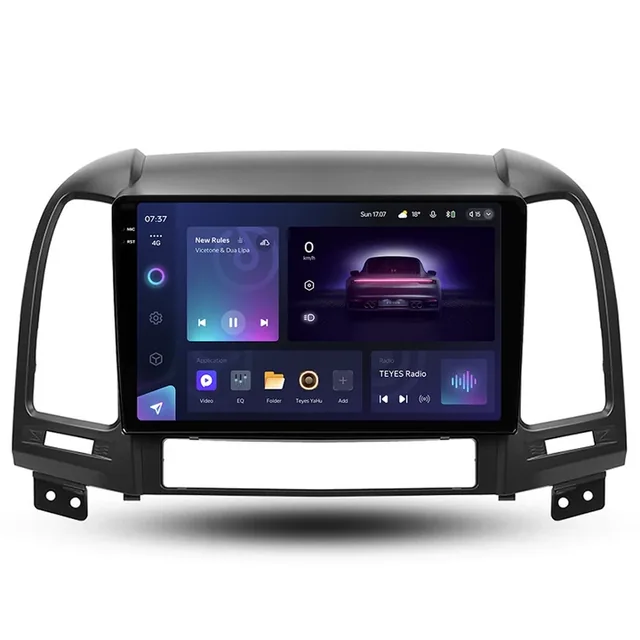Navigatie Auto Teyes CC3 2K 360 Hyundai Santa Fe 2 2007-2012 6+128GB 9.5" QLED Octa-core 2Ghz Android 4G Bluetooth 5.1 DSP, imagine produs