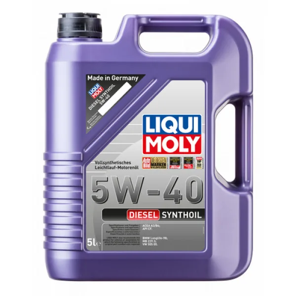 Ulei motor Liqui Moly Diesel Synthoil 5W-40 5L, imagine produs