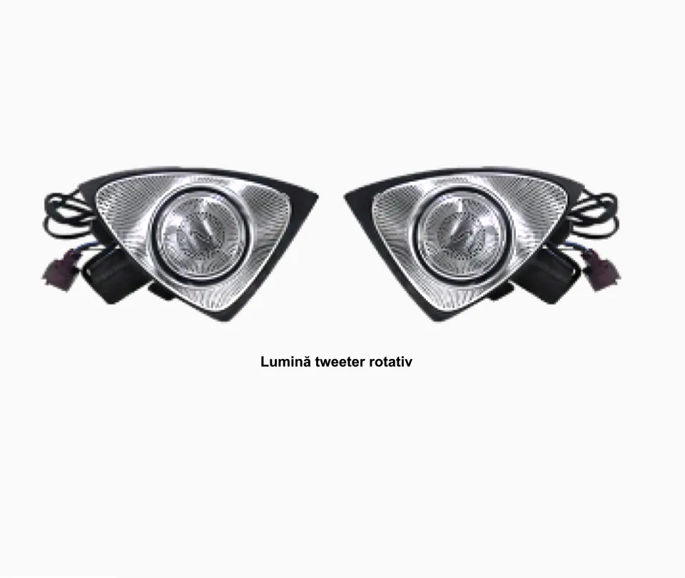 Lumini ambientale dedicate Mercedes-Benz C Class W205 2015-2021, RGB Acrilice 1 Statice cu efect RGB, Control din Display original, imagine produs