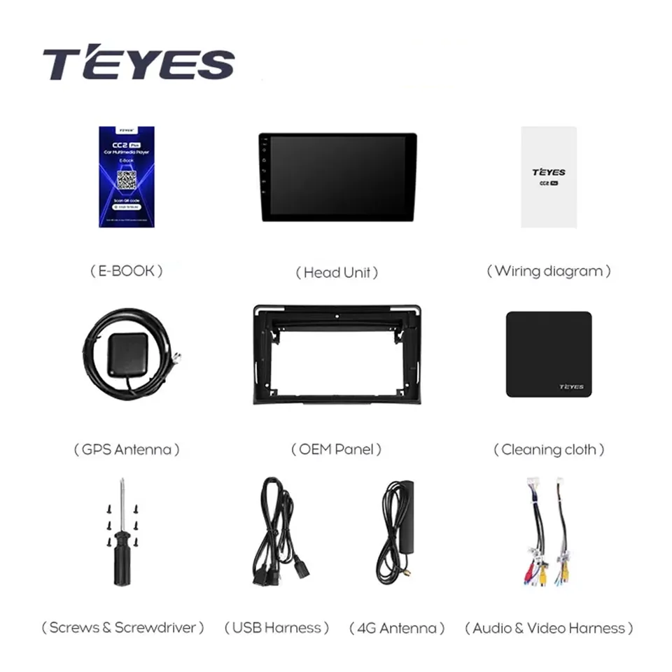 Navigatie Auto Teyes CC2L Volkswagen Transporter T5 2003-2015 2+32GB 9" IPS Octa-core 1.8Ghz, Android 4G Bluetooth 5.1 DSP, imagine produs