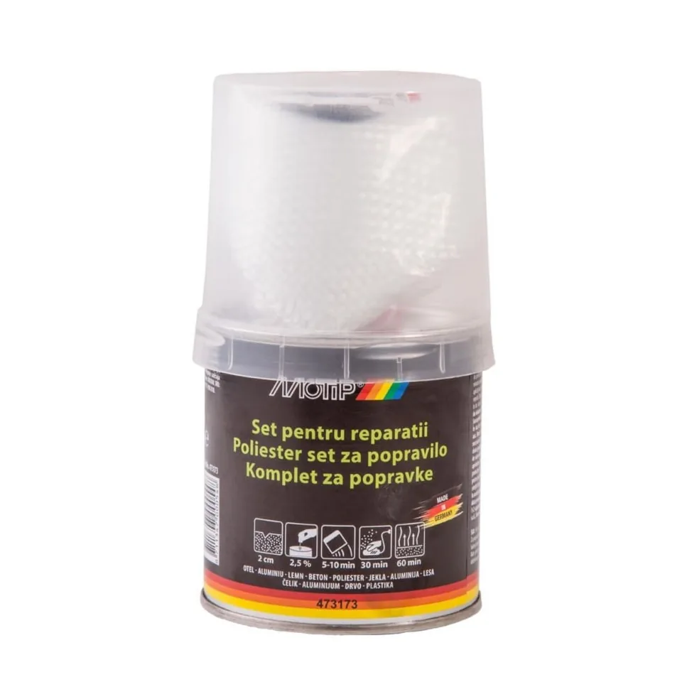Set Reparatii Poliester Si Fibra De Sticla 250G, imagine produs