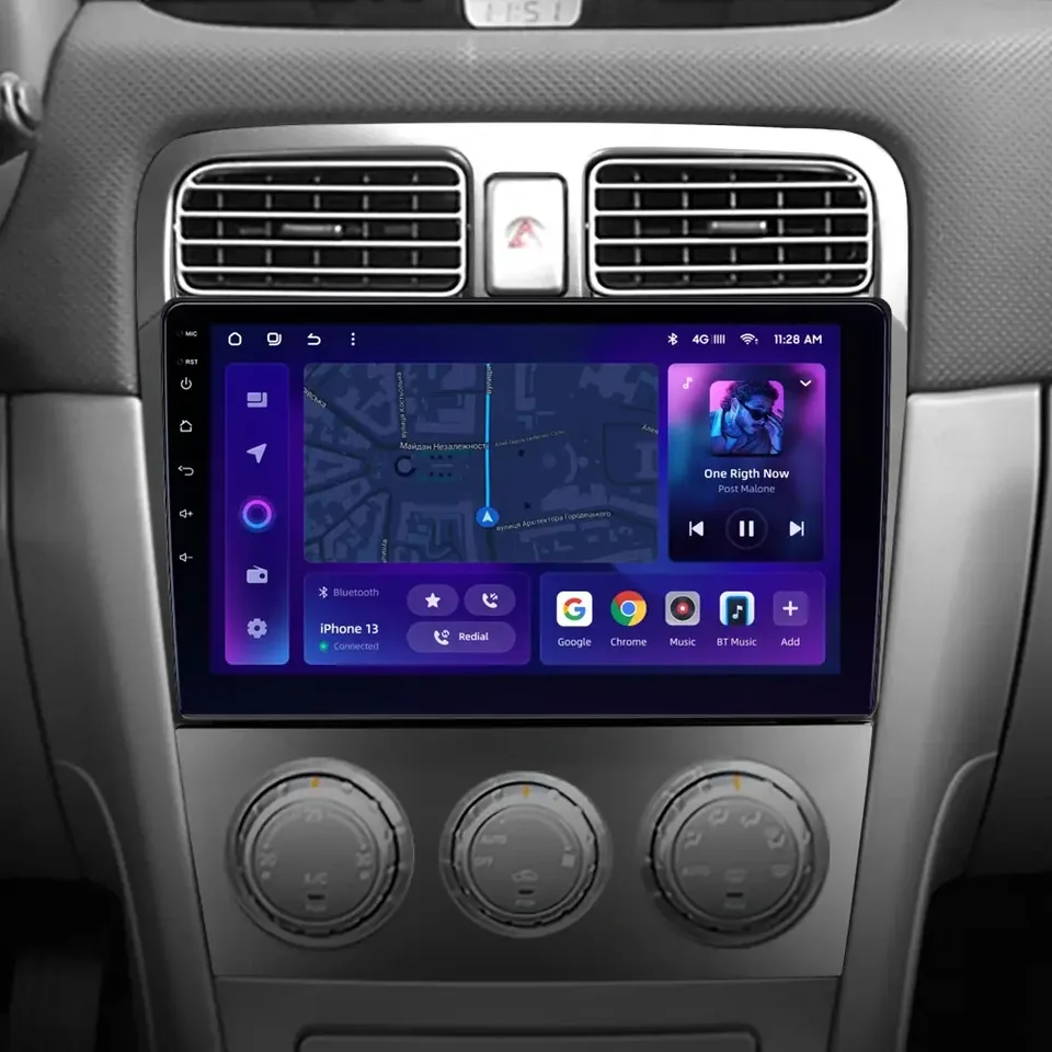 Navigatie Auto MOSS M2 Subaru Forester 2 2002-2008 4+64GB 9" IPS Octa-core 1.6Ghz, Android 4G Bluetooth 5.1 DSP, imagine produs