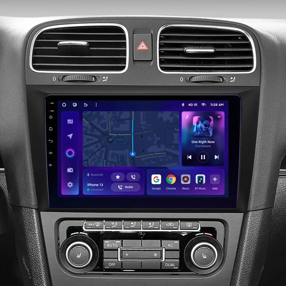 Navigatie Auto MOSS M2 Volkswagen Golf 6 2008-2016 4+32GB 9" IPS Octa-core 1.6Ghz, Android 4G Bluetooth 5.1 DSP, imagine produs