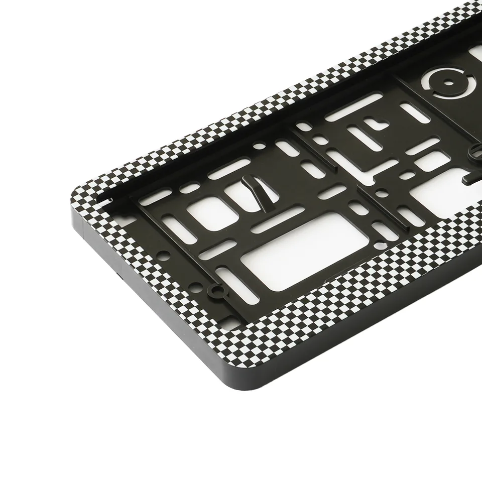 Suport Numar Inmatriculare Mega Drive Carbon Set 2 Buc, imagine produs