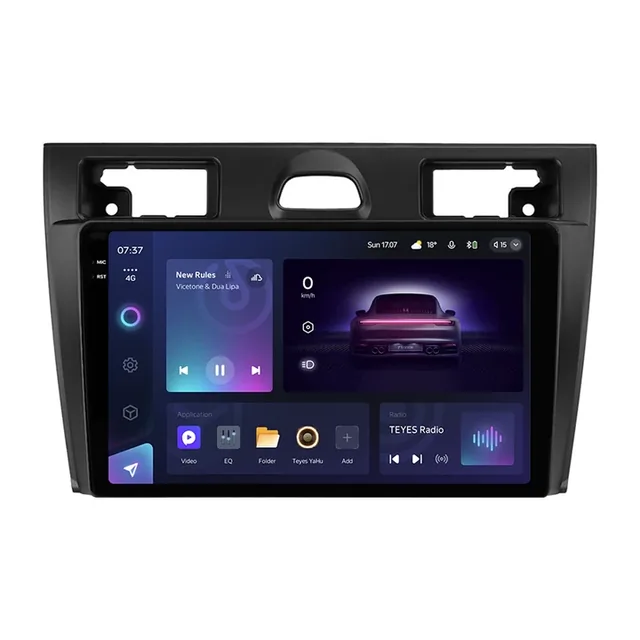 Navigatie Auto Teyes CC3 2K 360° Ford Fiesta 5 2002-2008 6+128GB 9.5" QLED Octa-core 2Ghz, Android 4G Bluetooth 5.1 DSP, imagine produs