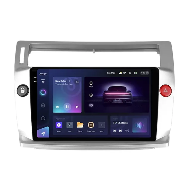Navigatie Auto Teyes CC3 2K 360° Citroen C4 2004-2014 6+128GB 9.5" QLED Octa-core 2Ghz, Android 4G Bluetooth 5.1 DSP, imagine produs
