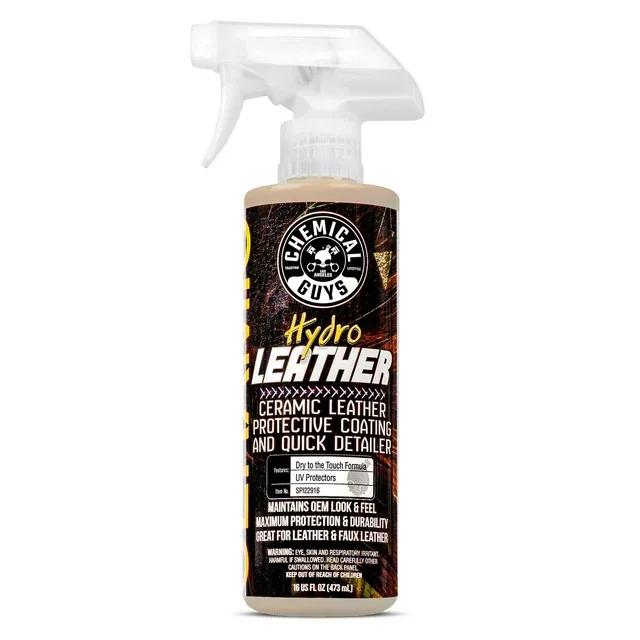 Protectie piele ChemicalGuys HydroLeather Ceramic Coating and Quick Detailer, 473 ml, imagine produs