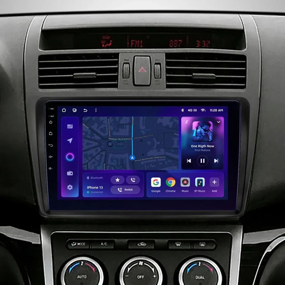 Navigatie Auto MOSS M2 Mazda 6 2007-2012 4+32GB 9" IPS Octa-core 1.6Ghz, Android 4G Bluetooth 5.1 DSP, imagine produs