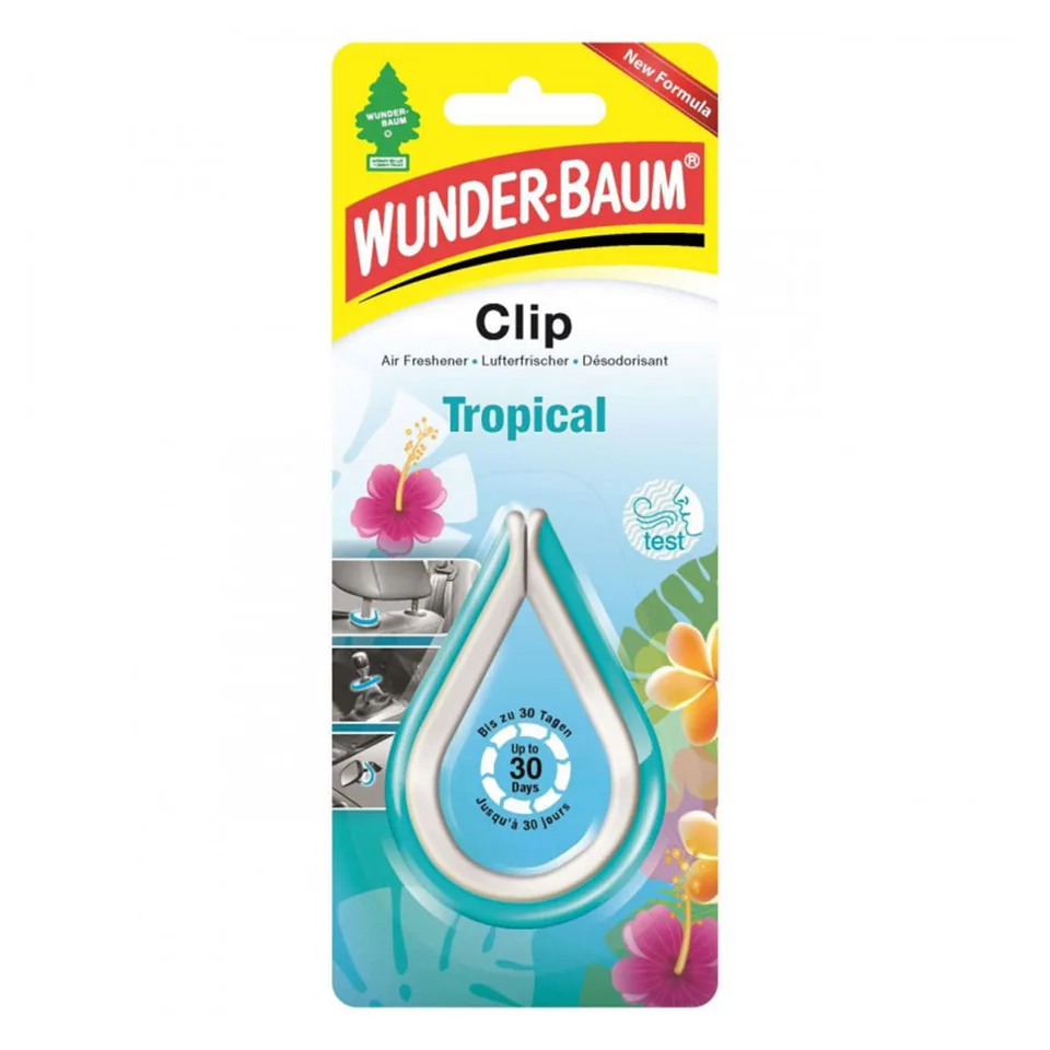 Odorizant Auto Clip Wunder-Baum Tropical, imagine produs