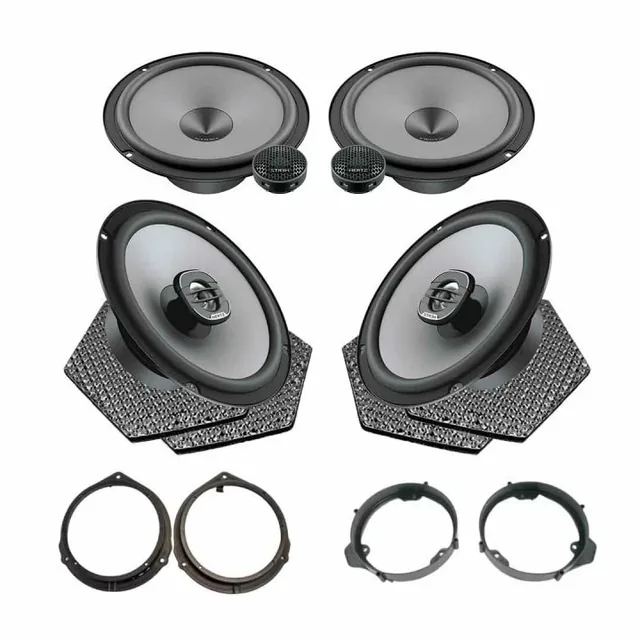 Pachet difuzoare auto Hertz Uno dedicat Mercedes GLK 2008-2015, RMS 75W, imagine produs