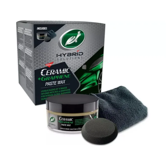 Ceara Auto Solida Ceramica Grafitata Cu Laveta Si Burete, 156 Gr Turtle Wax, imagine produs