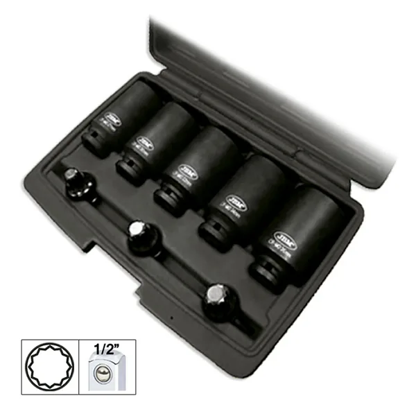 Set De 8 Tubulare Si Capete Xzn 1/2"De Impact Jbm, imagine produs