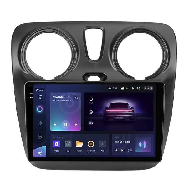 Navigatie Auto Teyes CC3 2K 360° Dacia Dokker 2012-2020 6+128GB 9.5" QLED Octa-core 2Ghz, Android 4G Bluetooth 5.1 DSP, imagine produs