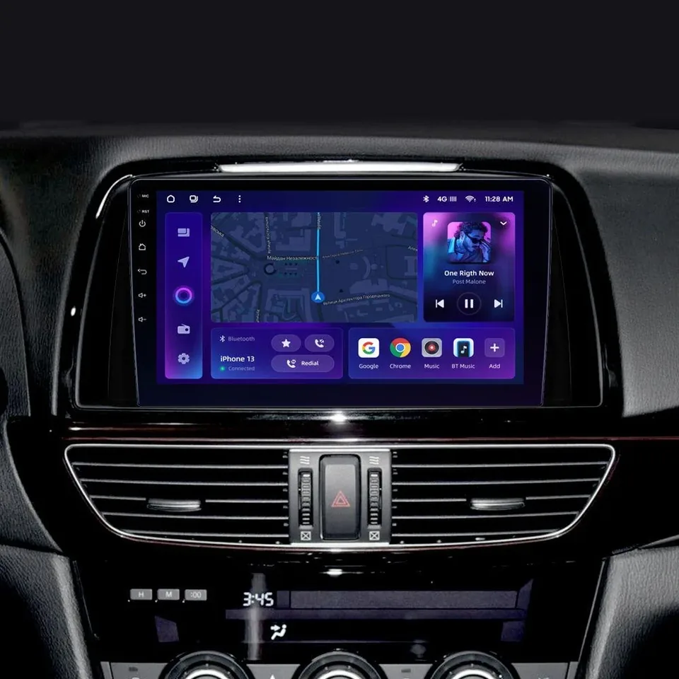 Navigatie Auto MOSS M3 Mazda 6 2012-2017 4+32GB 9" QLED Octa-core 2Ghz, Android 4G Bluetooth 5.1 DSP - Varianta A, imagine produs