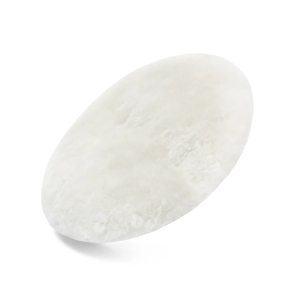 Pad polish lână Ewocar PremiumWool Pad – cutting pad agresiv pentru rotativă și heavy cut, imagine produs