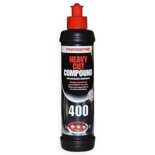 Pasta polish abraziva Menzerna Heavy Cut Compound 400, 250ml, imagine produs