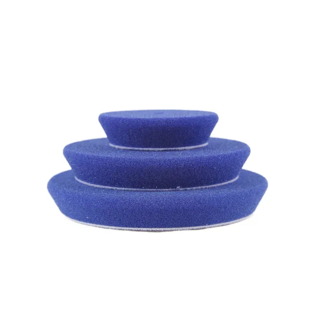 Burete polish abraziv Ewocar Hard Blue Pad – pad heavy cut pentru zgârieturi severe, imagine produs
