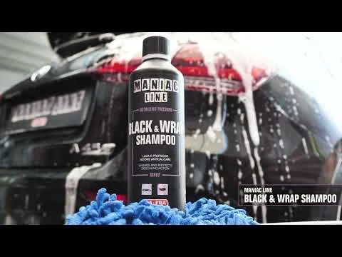 Sampon auto concentrat MANIAC BLACK AND WRAP SHAMPOO DUAL 500 ML, imagine produs