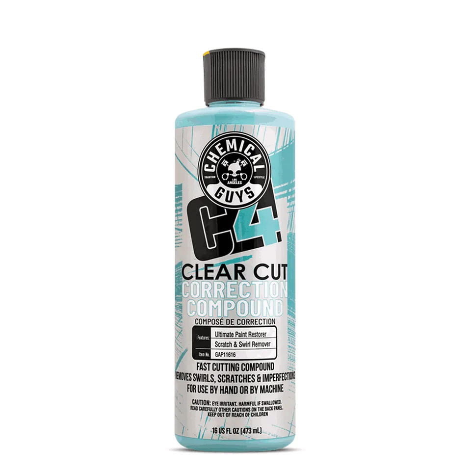 Pasta polish abraziva ChemicalGuys C4 CLEAR CUT POLISH, 473 ml, imagine produs