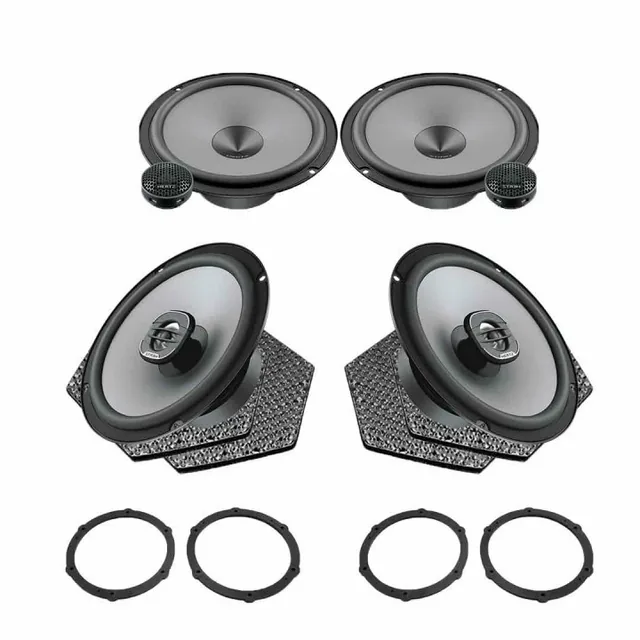 Pachet difuzoare auto Hertz Uno dedicat Peugeot 208 2019-, RMS 75W, imagine produs