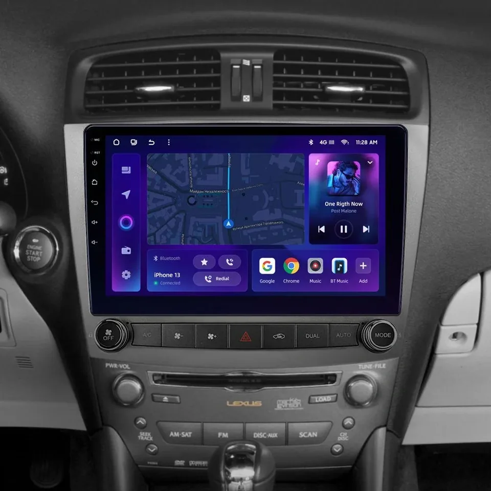 Navigatie Auto MOSS M2 Lexus IS 2005-2013 4+64GB 10" IPS Octa-core 1.6Ghz, Android 4G Bluetooth 5.1 DSP, imagine produs