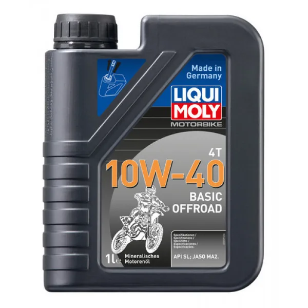 Ulei motor Liqui Moly Motorbike 4T 10W-40 Basic Offroad 1L, imagine produs
