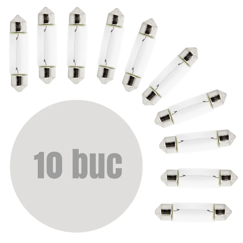Becuri SV8.5 halogen 12V 10W MTR Set 10 buc MT3268, imagine produs