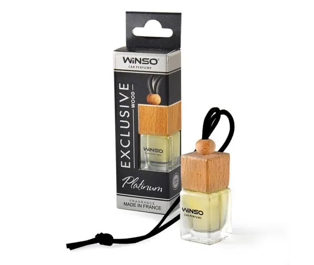 Parfum masina sticluta lemn Winso Exclusive Wood Platinum 6 ml, imagine produs