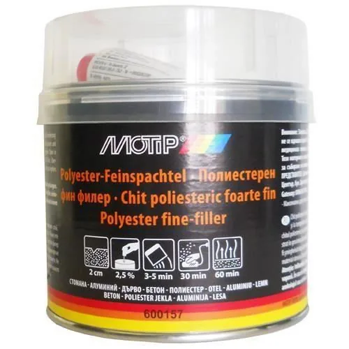 Chit poliesteric fin 1000 g Motip 382411, imagine produs