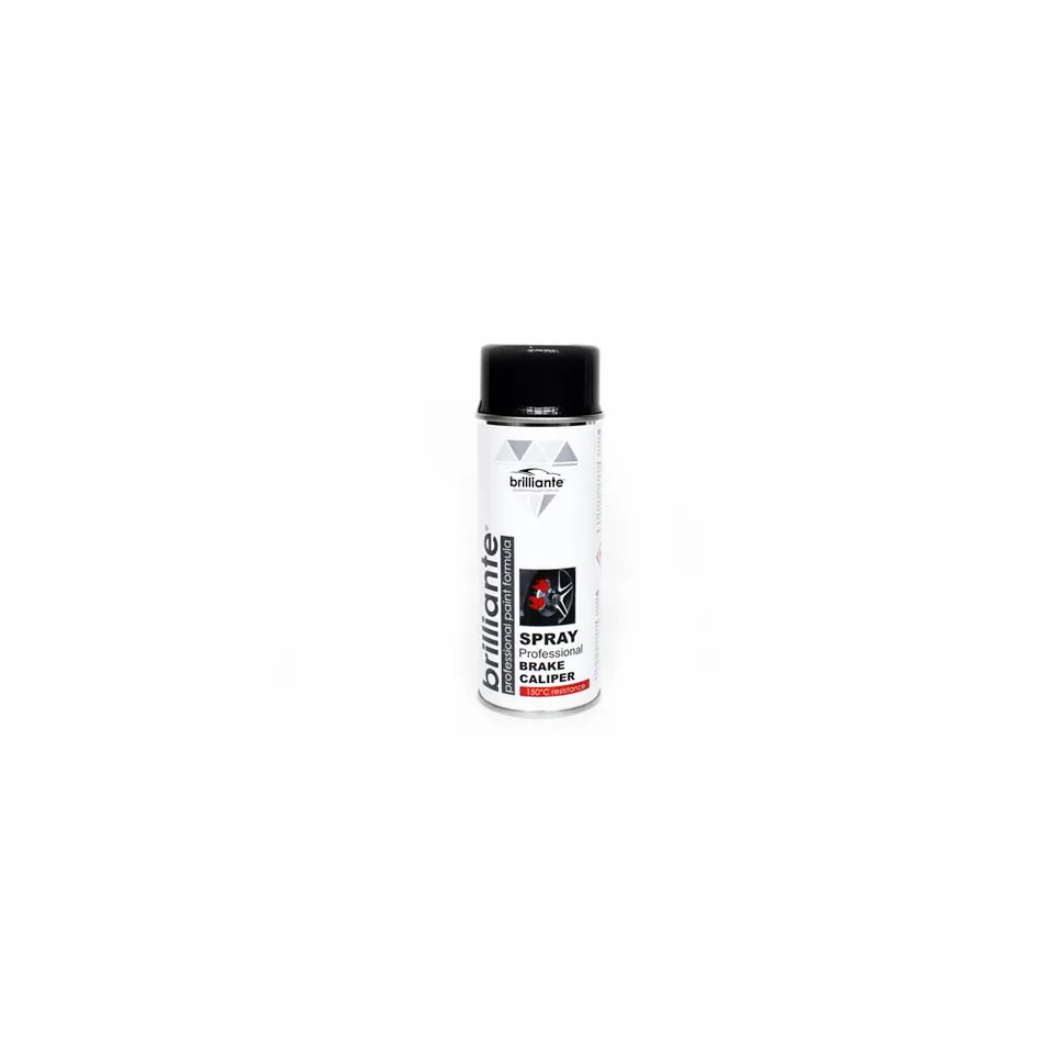 Vopsea spray Negru pentru etriere frane Brilliante 400ml, imagine produs