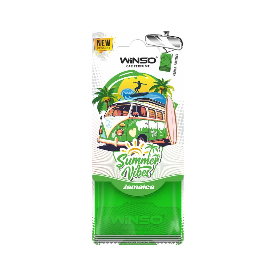 Odorizant auto card Winso Jamaica 990070, imagine produs