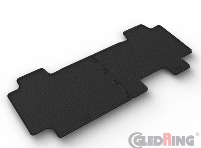 Covorase auto dedicate randul 2 cauciuc Gledring GL0853 compatibil cu Toyota Proace Spacetourer Zafira Life Scudo, imagine produs
