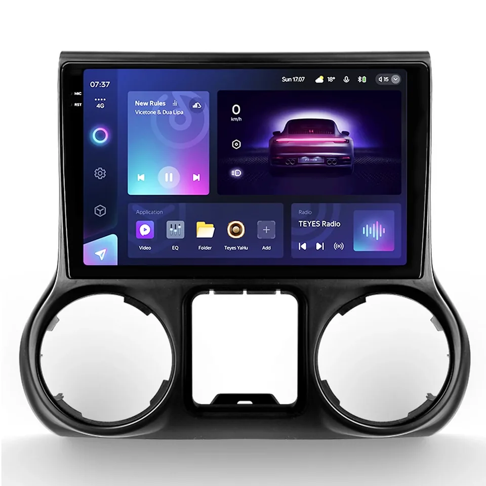 Navigatie auto android Teyes CC3 2K pentru Jeep Wrangler 3 (2010-2018) - Android, 4GB RAM, 10.36 Inch, DSP, imagine produs
