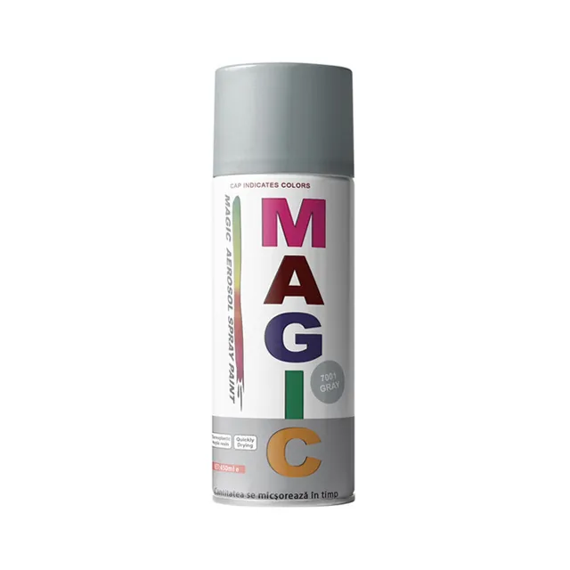 Vopsea spray Gri 7001 450 ml Magic 12166106, imagine produs