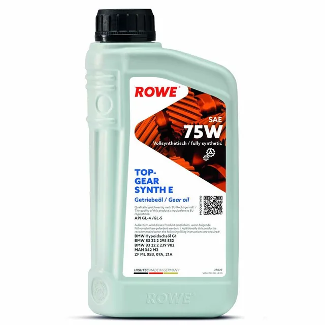 Ulei transmisie Rowe HighTec TopGear Synth E SAE 75W 1L, imagine produs