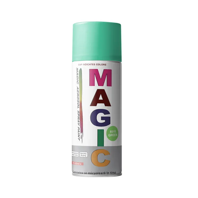 Vopsea spray Verde 6018 450 ml Magic 12166072, imagine produs