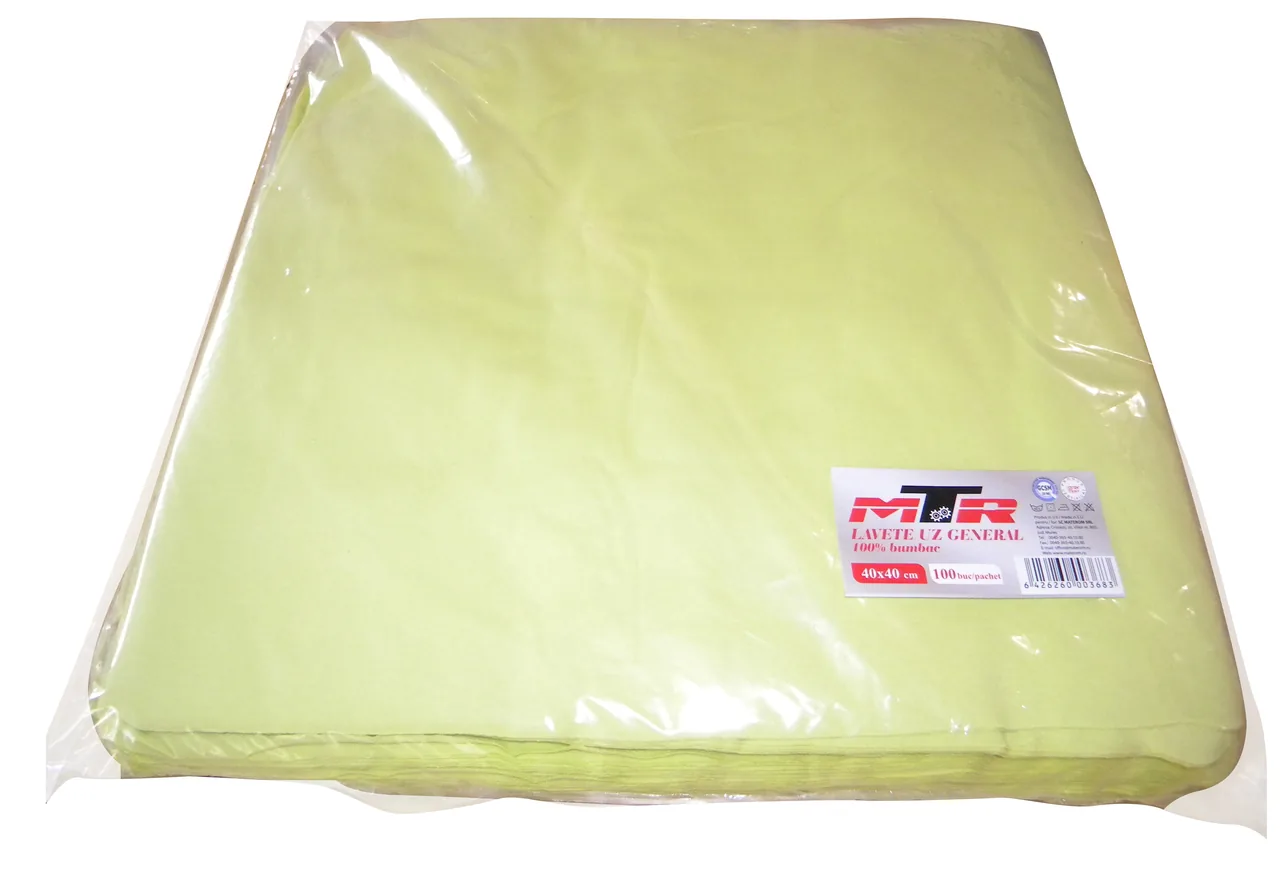 Set lavete bumbac 100% 40x40cm MTR MTR008 50 bucati, imagine produs