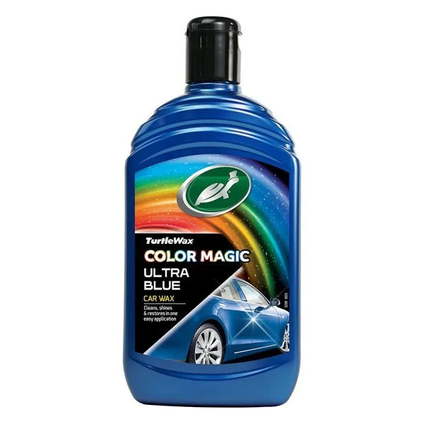 Solutie polish auto Turtle Wax 3 in 1 Color Magic Jet Ultra Blue 500 ml, imagine produs