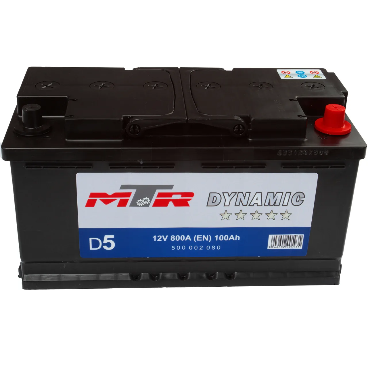 Baterie auto acumulator MTR Dynamic 100 Ah 12V 800A 500002080, imagine produs