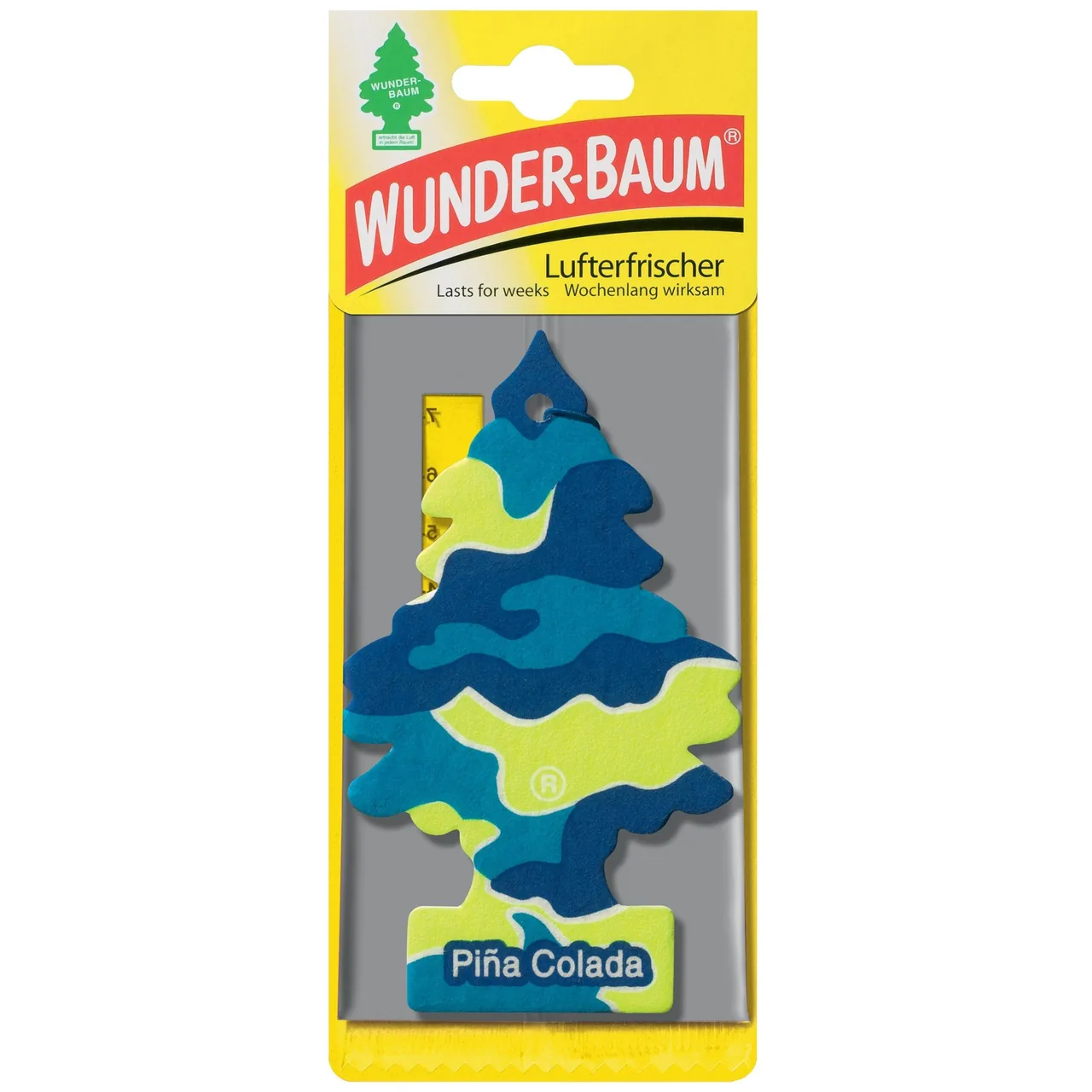 Odorizant auto Wunderbaum Pina Colada 81108, imagine produs
