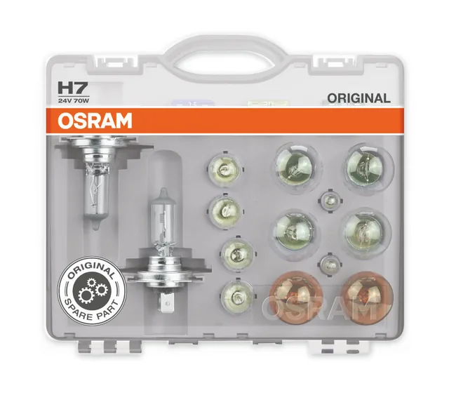 Kit rezerva becuri H7 Osram 24V CLKH724V, imagine produs
