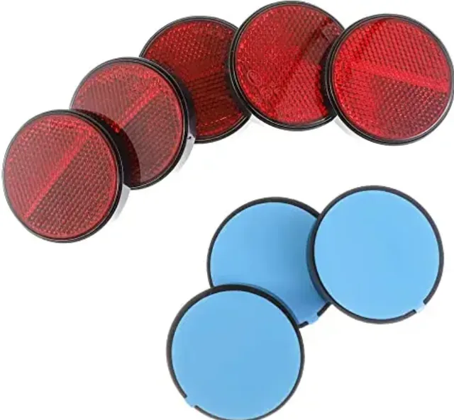 Catadioptru rotund autoadeziv Runkit 60 mm RKDI07, imagine produs