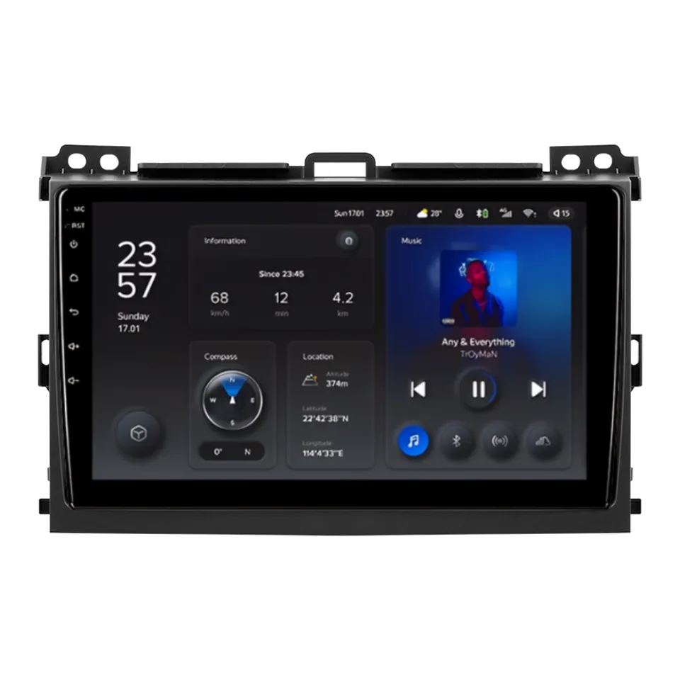 Navigatie auto android Teyes X1 4G pentru Toyota Land Cruiser Prado J120 (2002-2009) - 2+32GB, 9 IPS, DSP, Varianta A, imagine produs