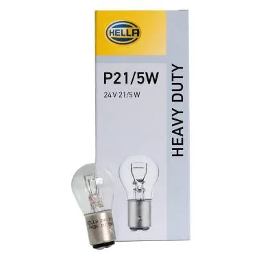 Becuri 24v camioane Hella P21/5W BAY15d 8GD002078241, imagine produs