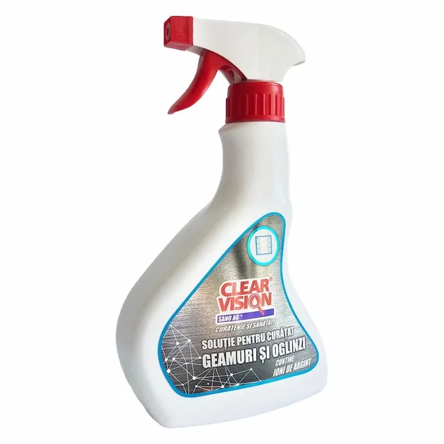 Solutie geamuri auto si oglinzi cu ioni de argint Clear Vision 500 ml CVC03, imagine produs