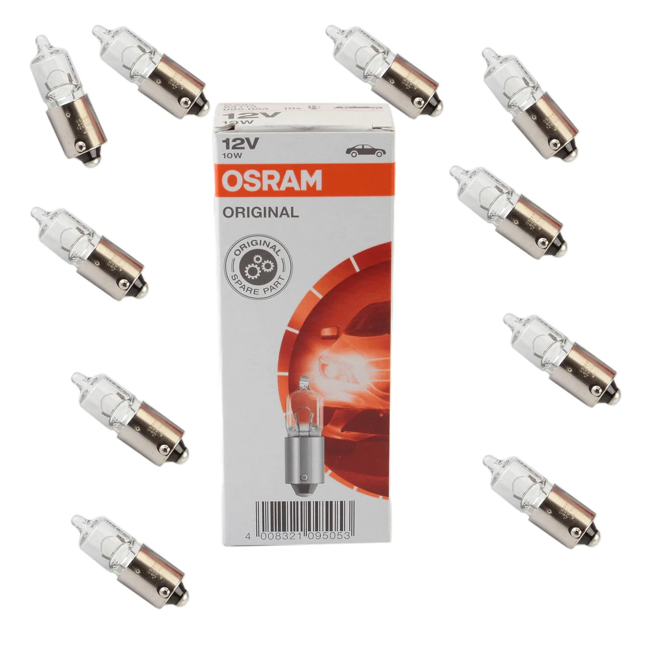 Bec Osram Original 10W 12V BA9s C5W 64113, imagine produs